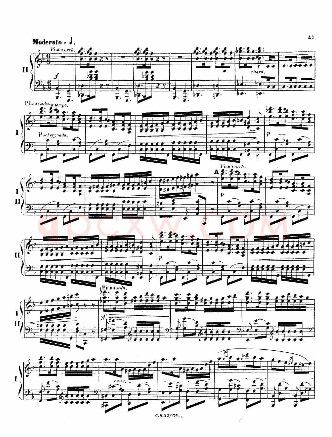 Piano Concerto No.2 in F Major Op.35(F大调第二钢琴协奏曲·Ⅱ·双钢琴)