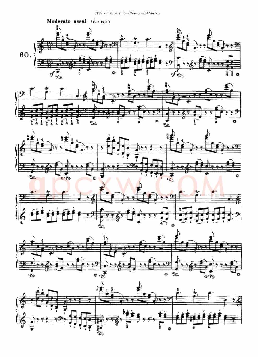 Cramer - 84 exercices（56—60）（克拉莫84首钢琴练习曲）
