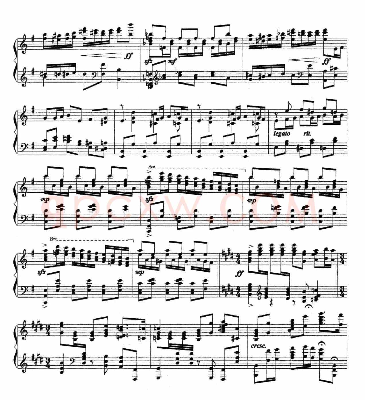 Carmen Variations 12 Pieces(12首卡门主题变奏曲·6)