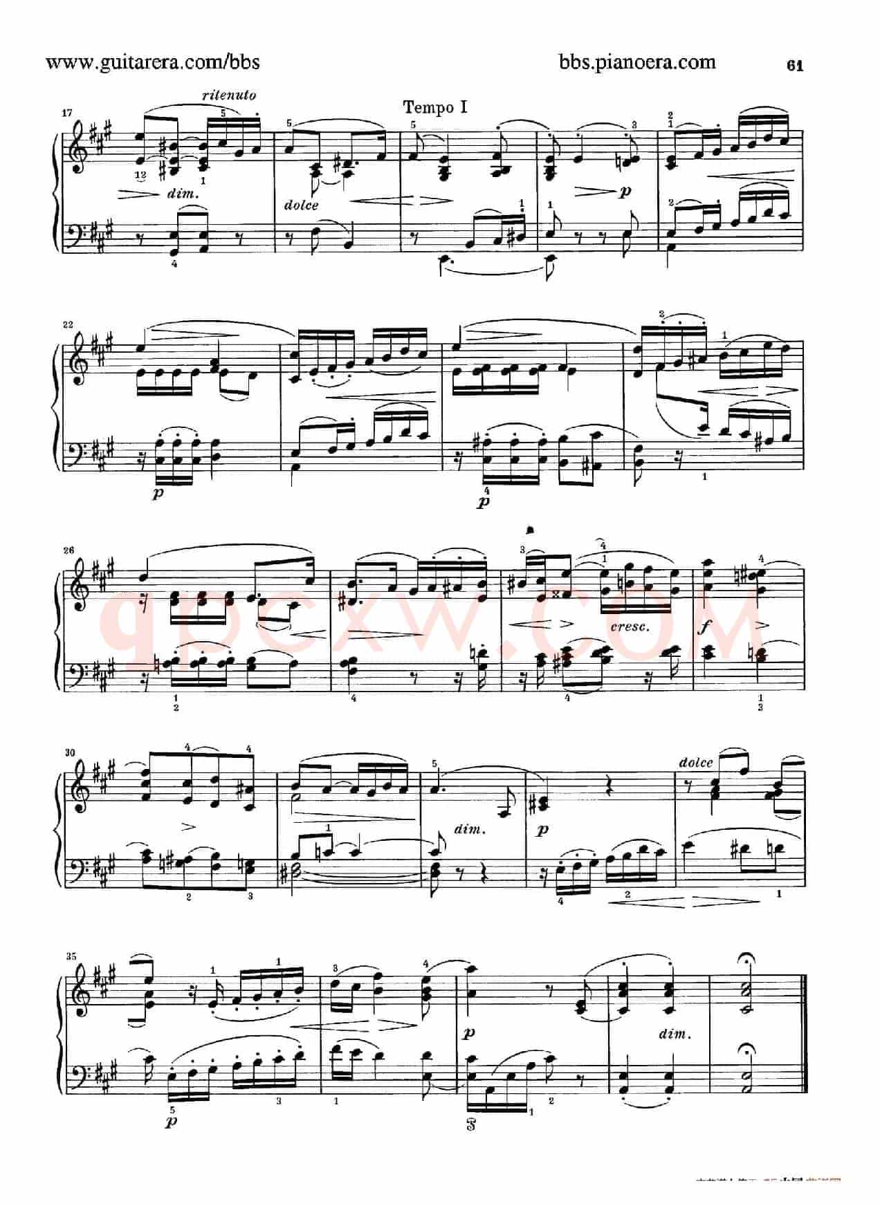 Neue Aquarelle Op.57(新水彩画·4. 浪漫曲)