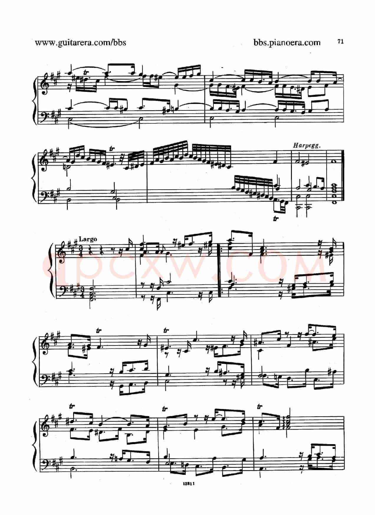 Suite No.6 in f-sharp Minor HWV 431(升f小调第六组曲)