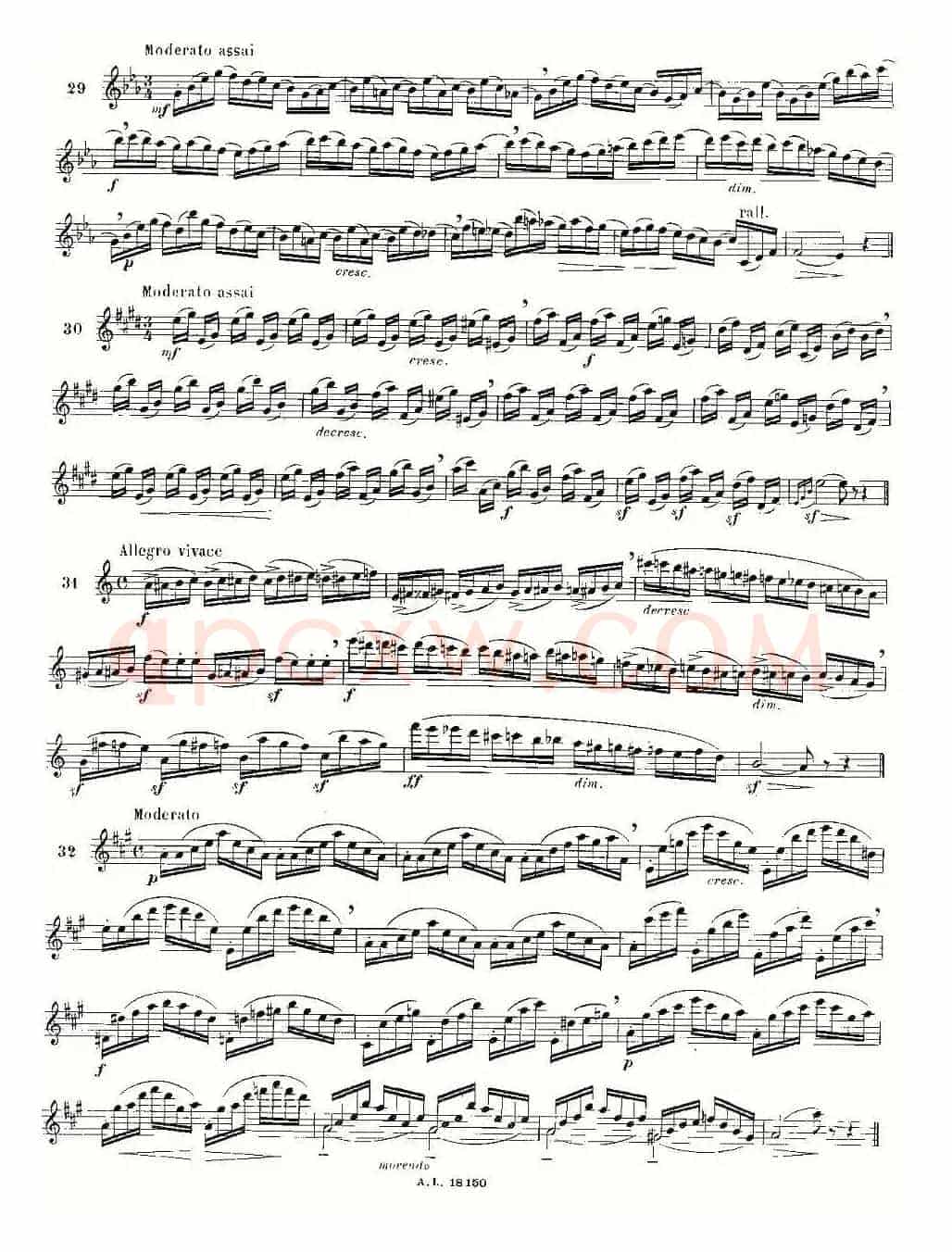 简易音阶练习100首之20-36（moyse - 100 studies after cramer）