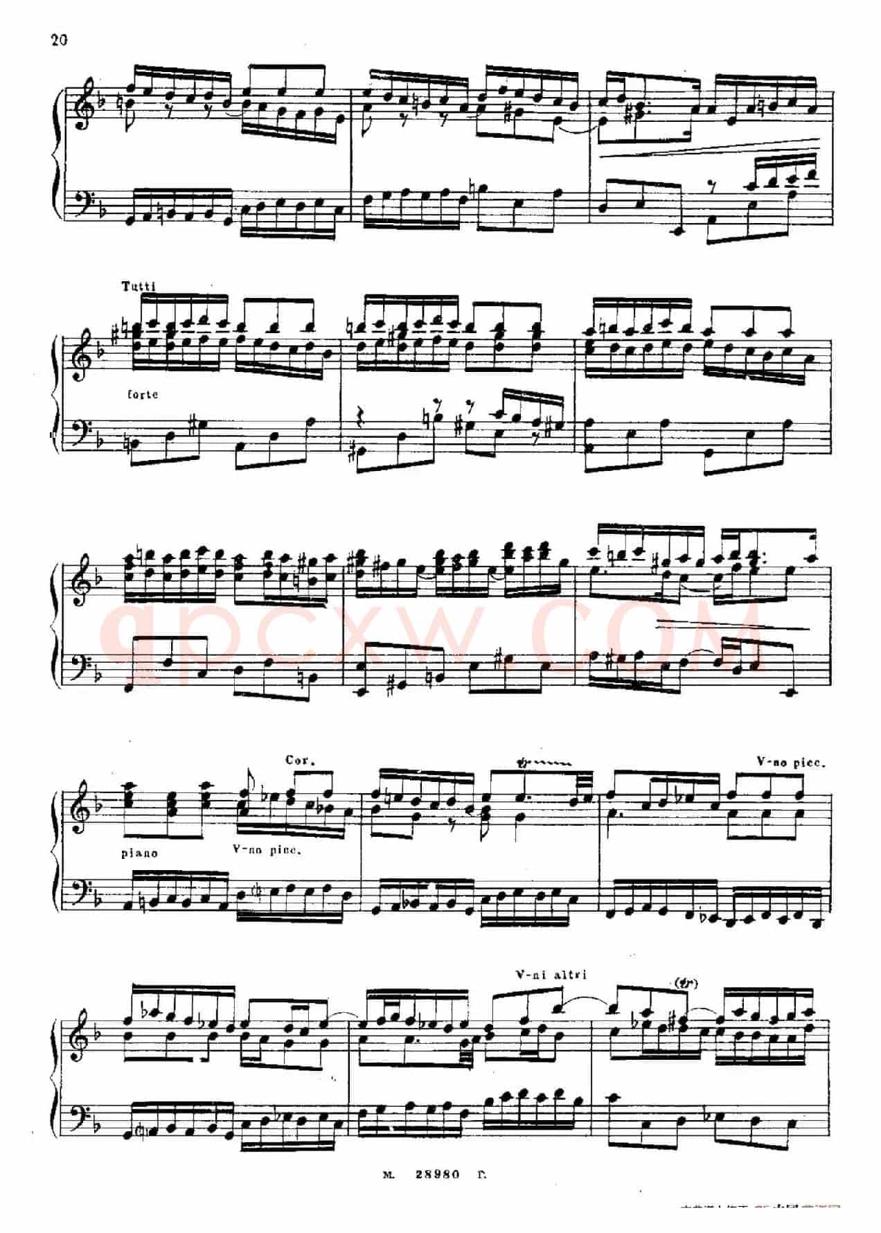 Brandenburg Concerto No.1 in F Major BWV 1046(F大调第一勃兰登堡协奏曲·第三乐章)