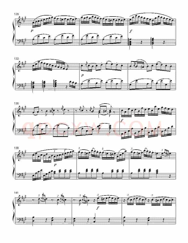 A大调钢琴奏鸣曲
