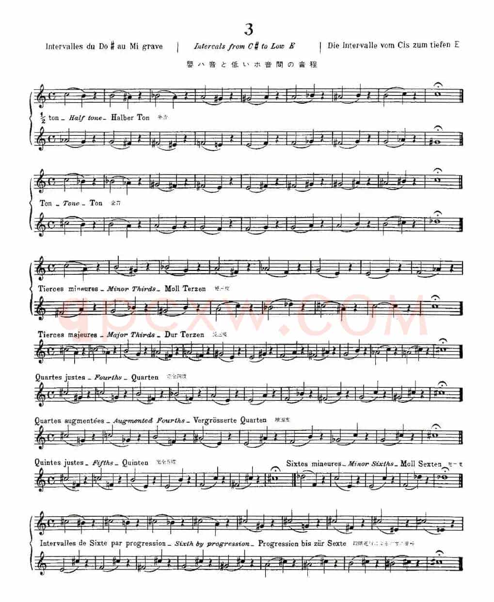 初级练习之3（Alphonse Ludec - Debutant Flutiste）