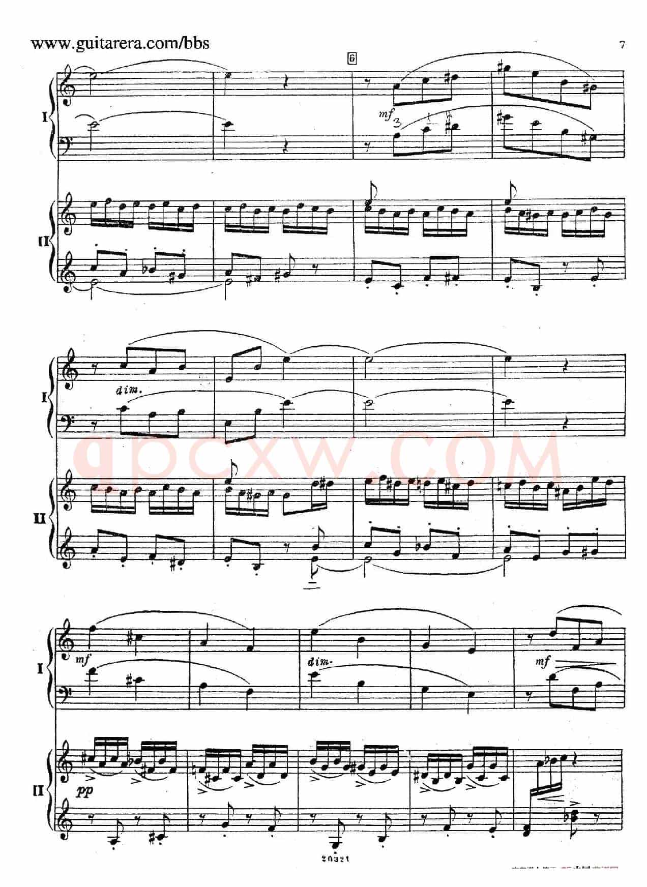 Rhapsody On A Theme Of Paganini Op.43(帕格尼尼主题狂想曲·双钢琴)(P1——20)