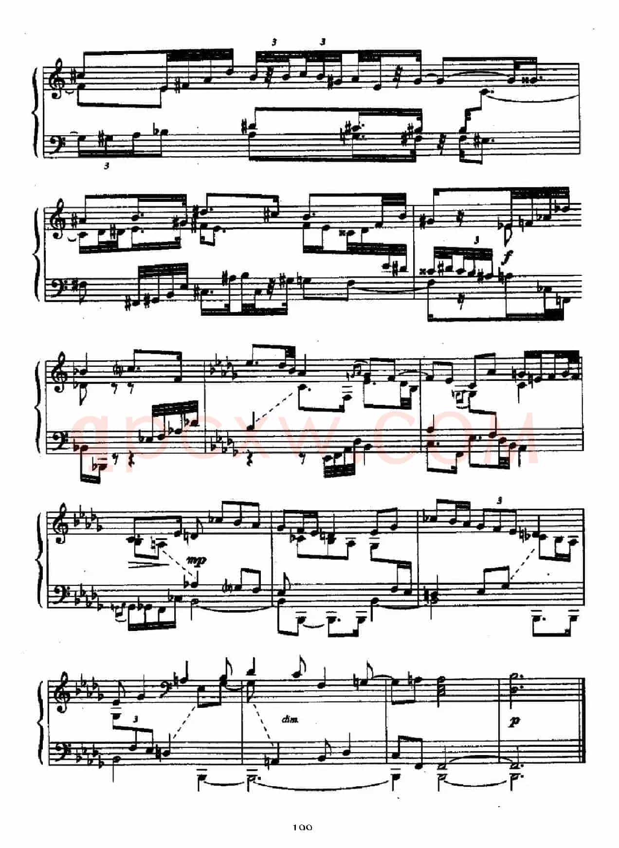 24 Preludes and Fugues Op.82（24首前奏曲与赋格·22）