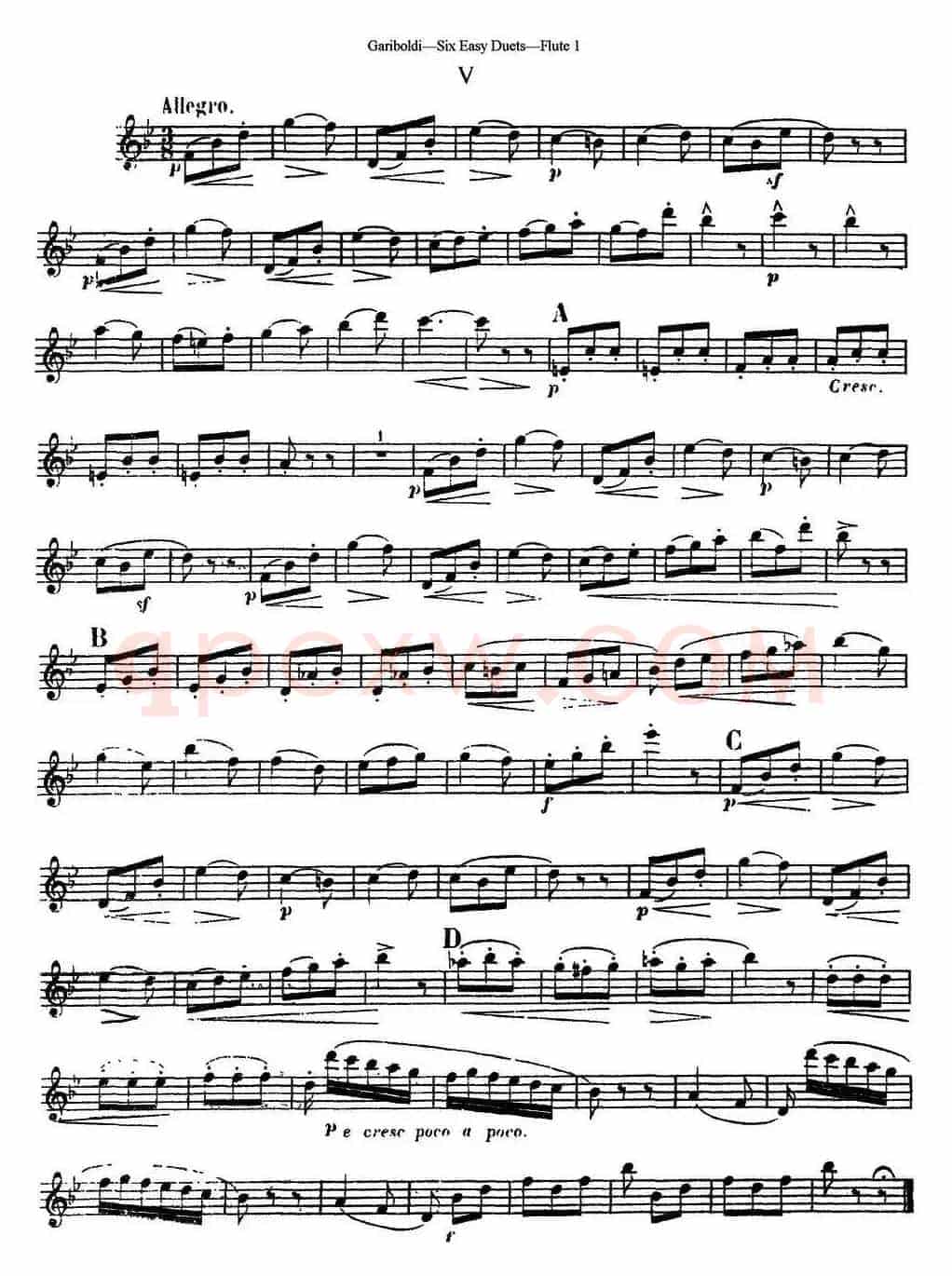 六首简易二重奏作品145号