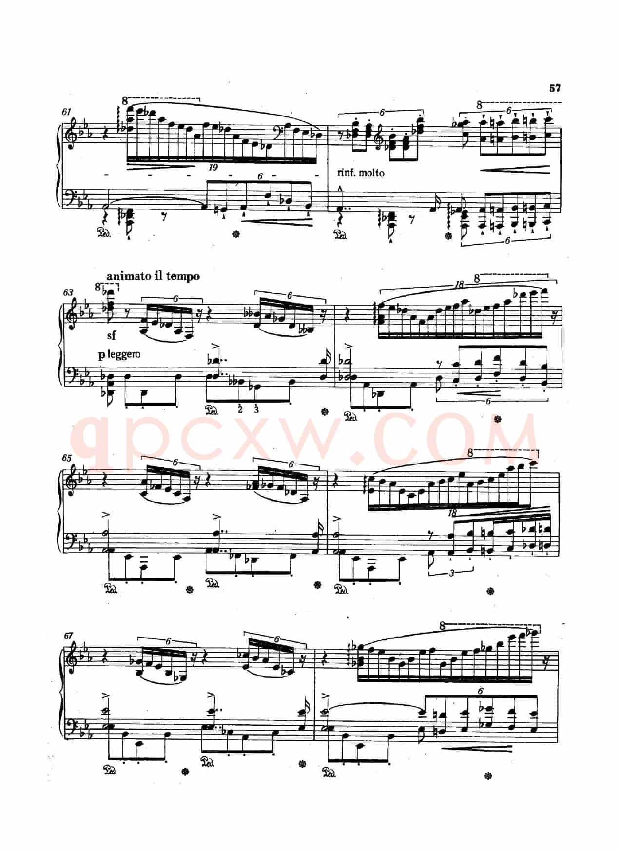 12 Etudes d'execution Transcendante S.139(12首超技练习曲·7)