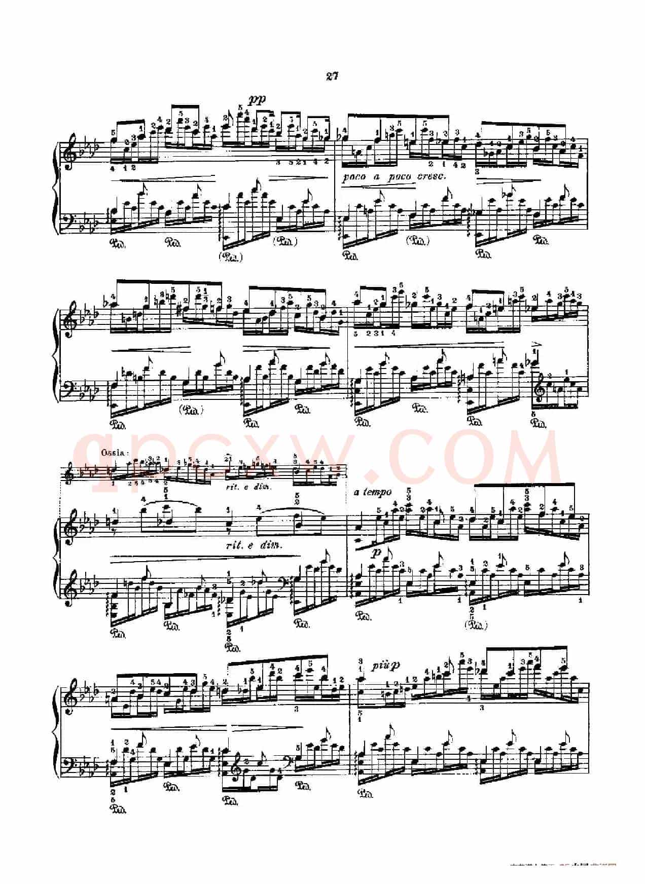53首以肖邦练习曲为素材而作的练习曲（No.25）