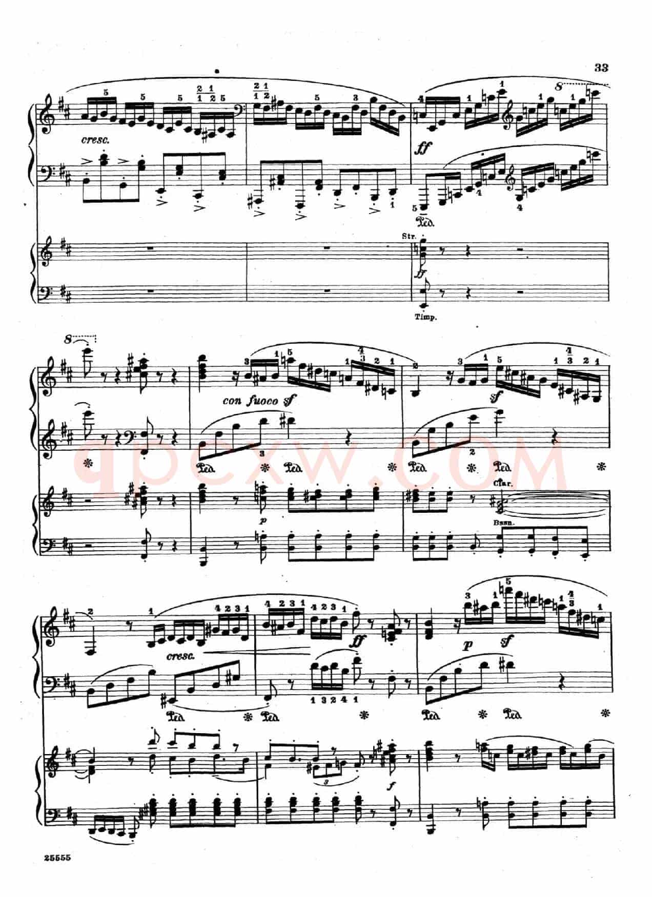 Capriccio Brillante in B Major Op.22(B大调华丽随想曲·双钢琴)