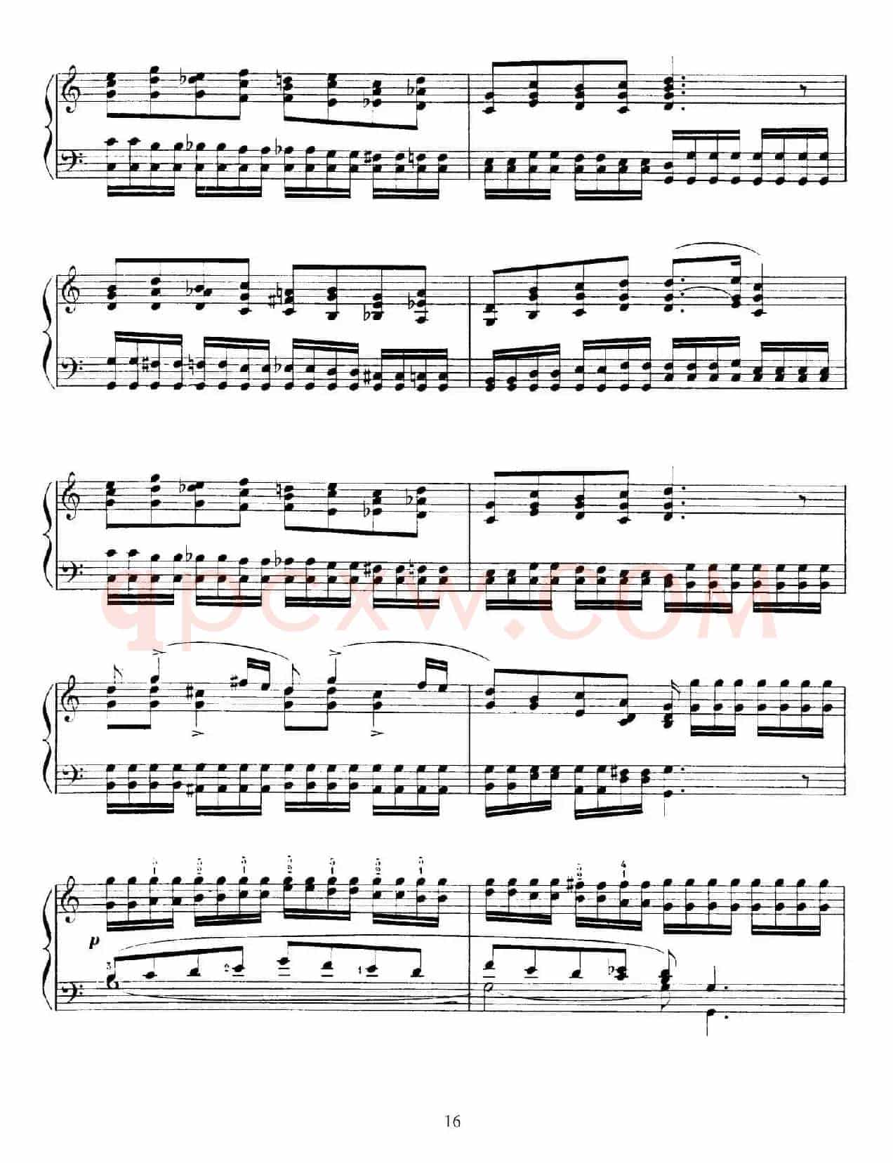 15 Etudes de Vortuosite Op.72（15首辉煌练习曲·4）