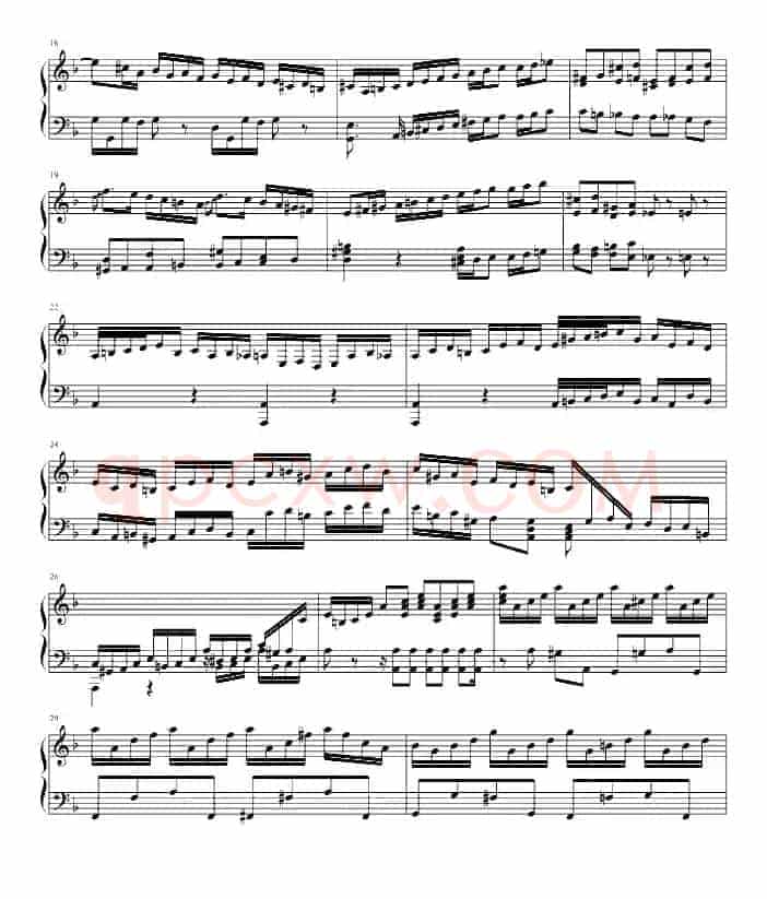 Concerto（巴赫第一键盘乐协奏）