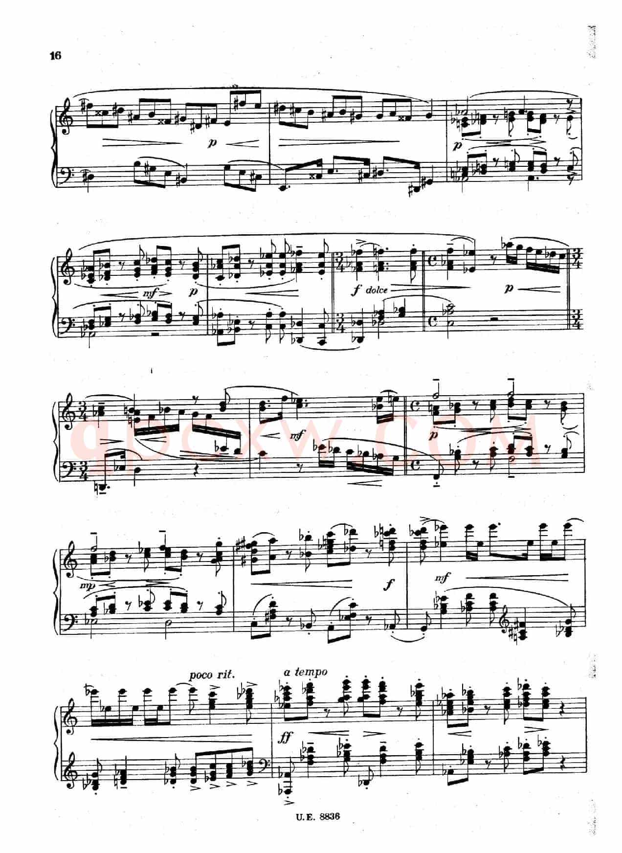 克热内克-第二钢琴奏鸣曲（Piano Sonata No.2 Op.59）