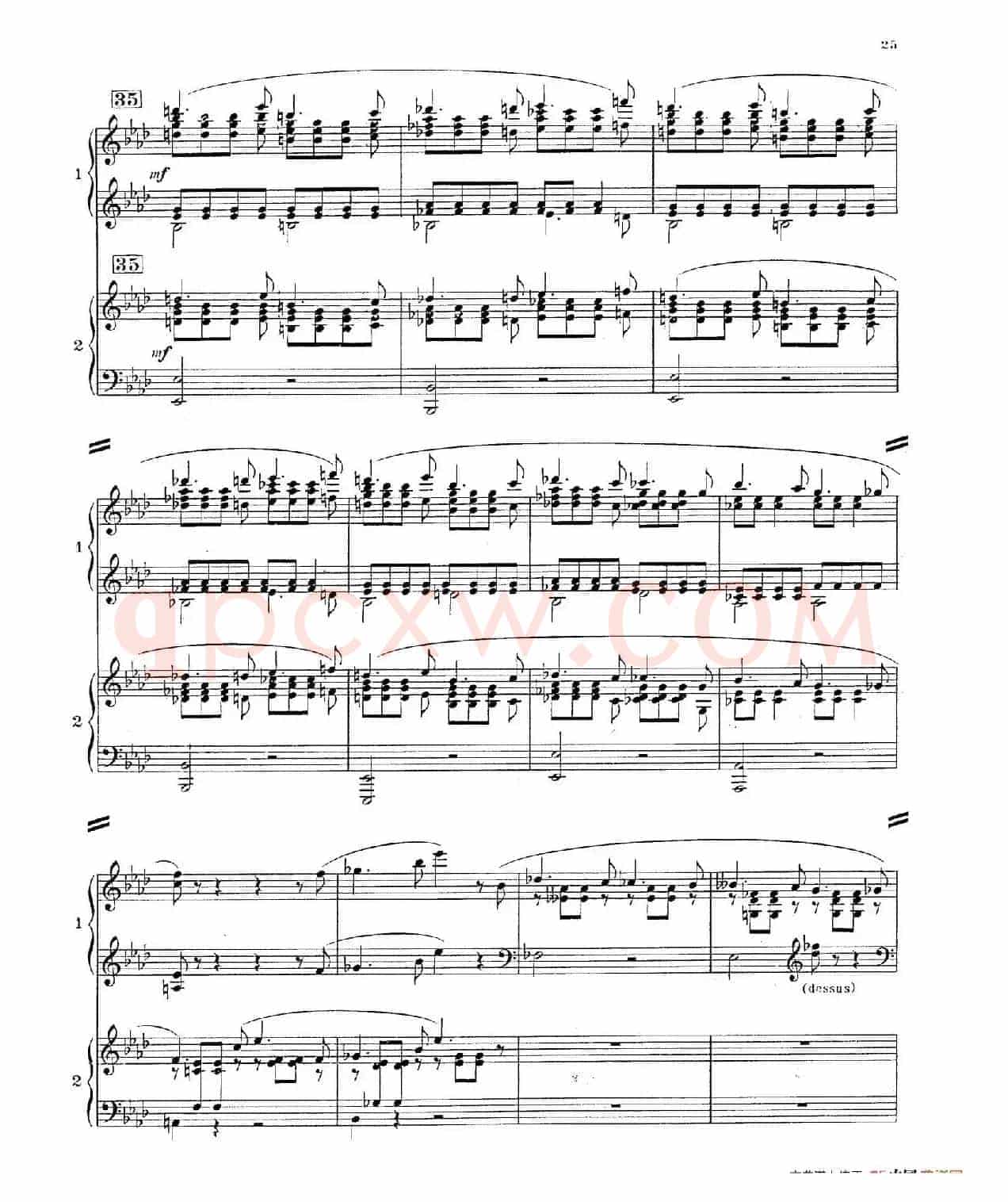 Concerto for 2 Pianos in d Minor(d小调双钢琴协奏曲· 第二乐章)