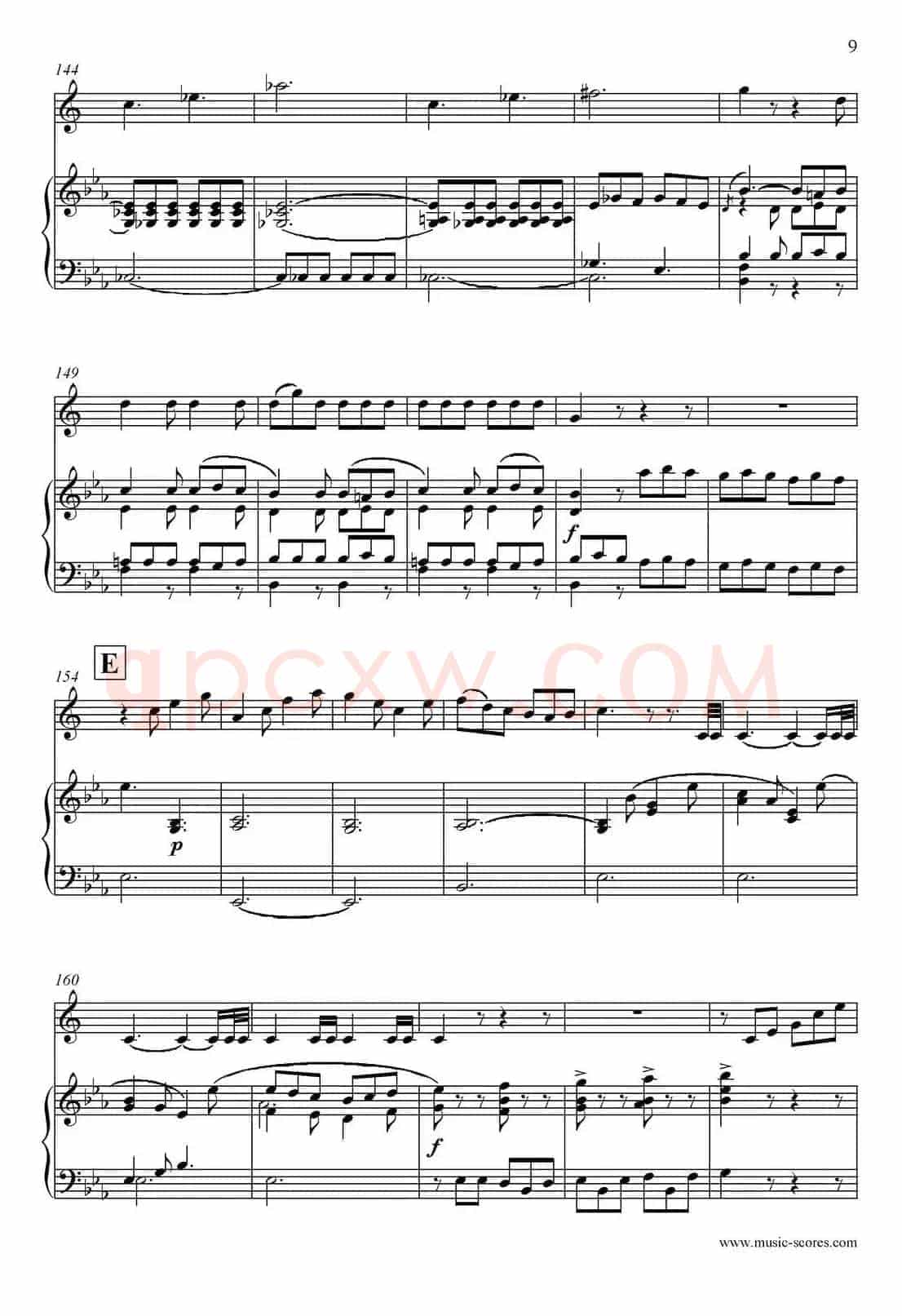 Mozart：Concerto KV495 No.4-3st Rondo 回旋曲（上低音萨克斯+钢琴伴奏）