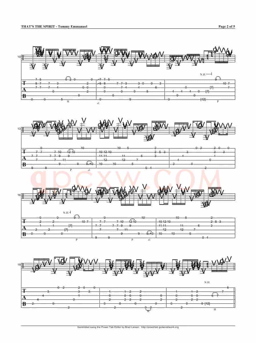tommy emmanuel：thats the spirit（指弹吉它）