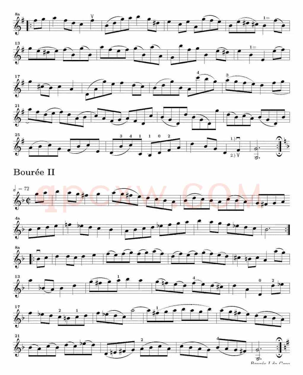 Six Suite Violincello Solo senza Basso(Suite III)(6首无伴奏大提琴组曲·Ⅲ)