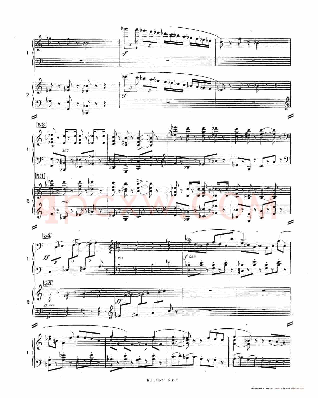 Concerto for 2 Pianos in d Minor(d小调双钢琴协奏曲· 第三乐章)
