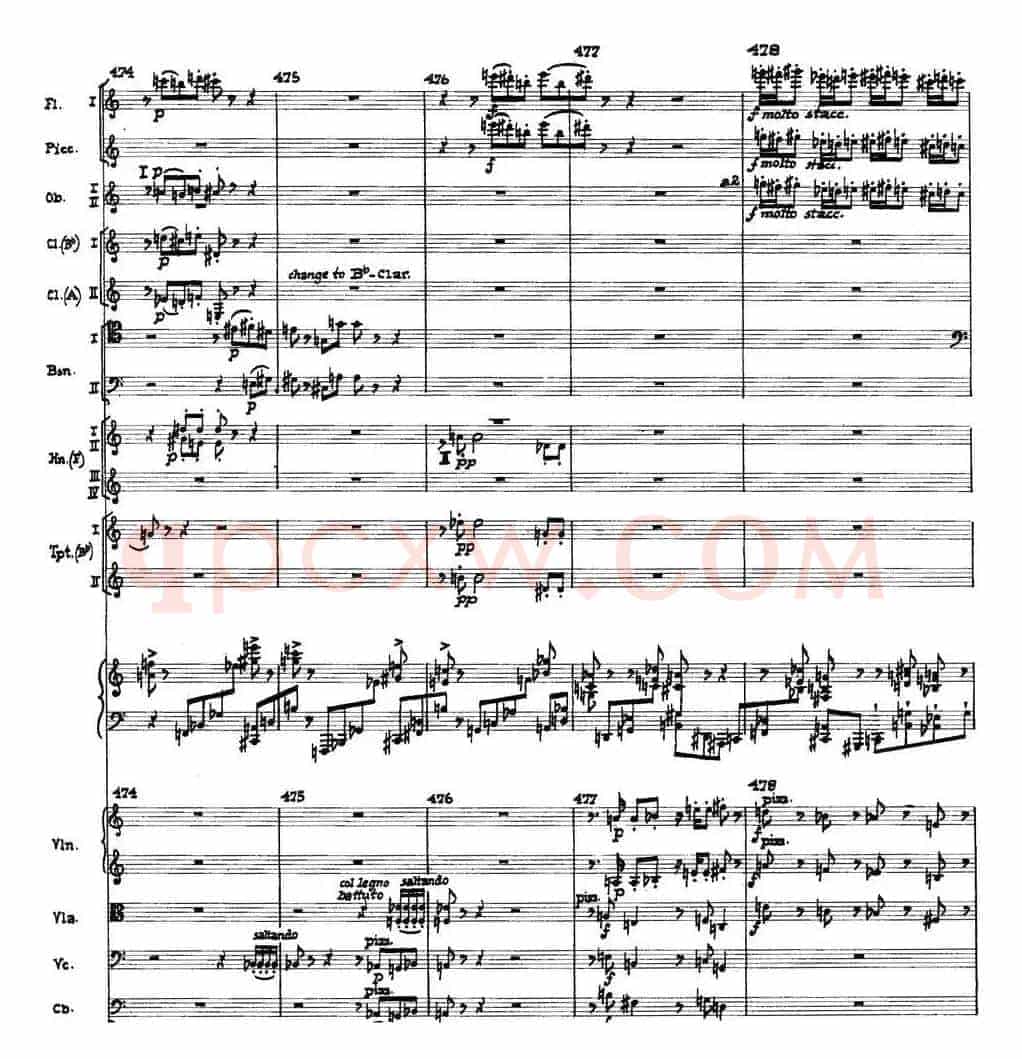 Piano Concerto Op.42（钢琴协奏曲总谱P35-66）