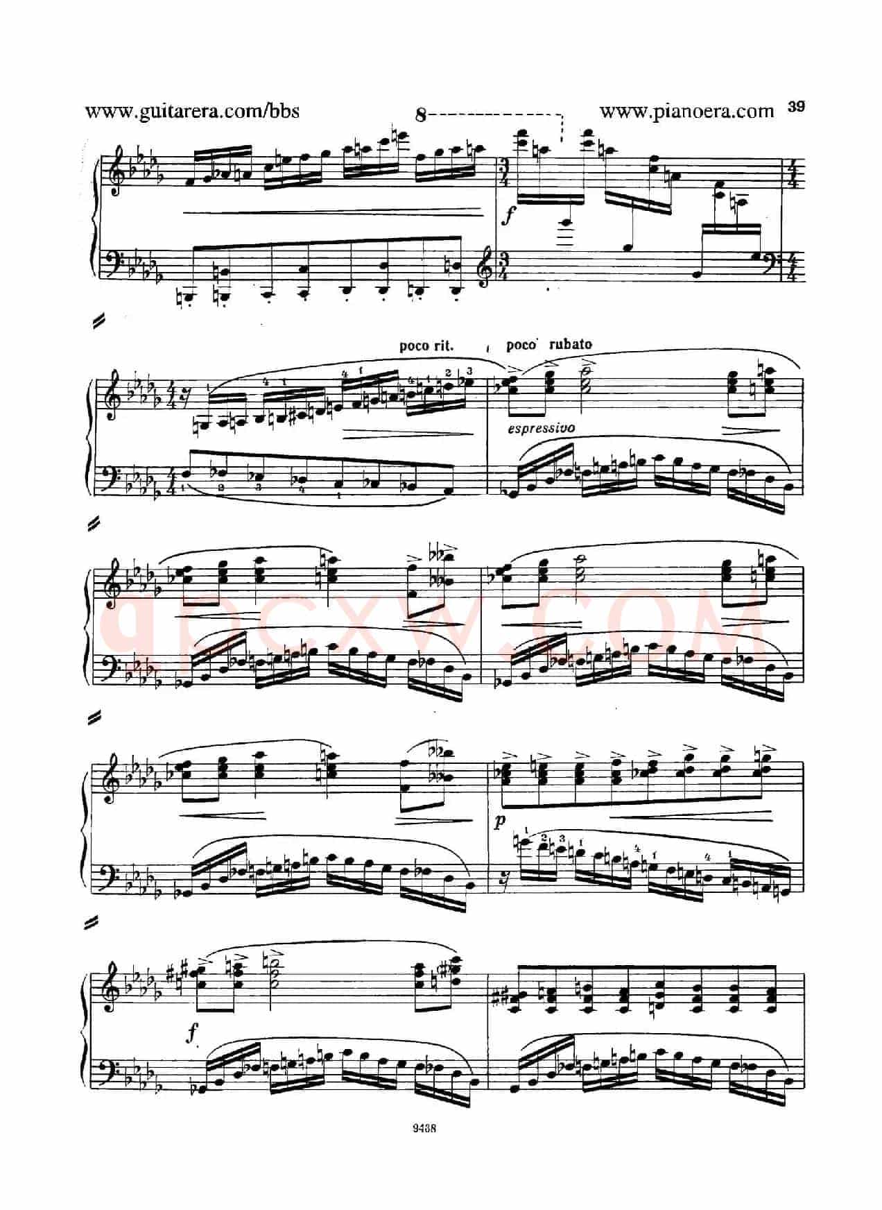 Piano Concerto in D-flat Major Op.37(降D大调钢琴协奏曲·Ⅰ·双钢琴)