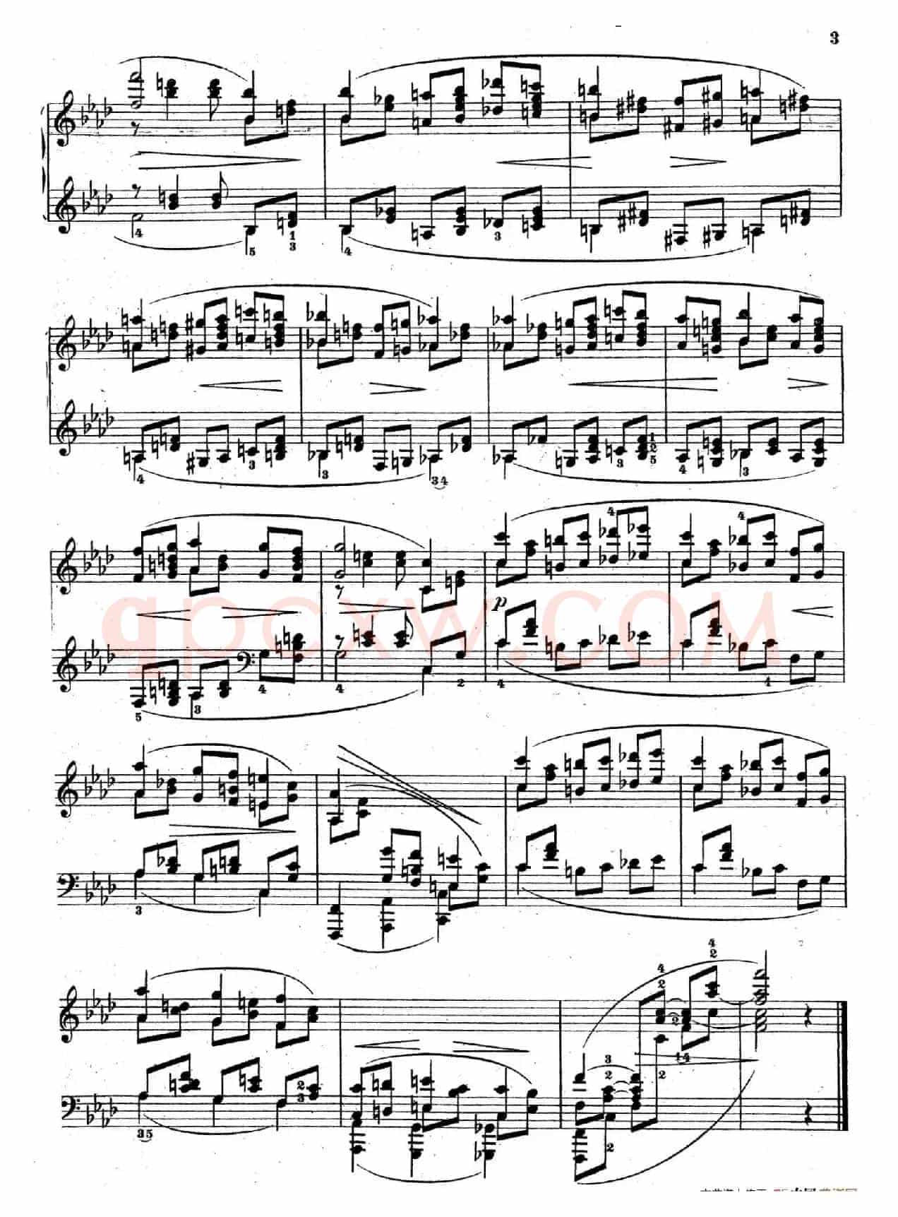 Six Pieces Op.32(6首小品·4. 挪威民歌)