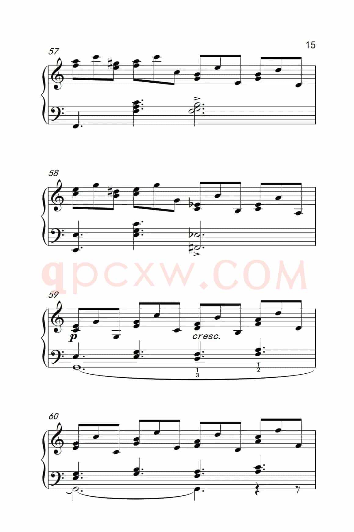 莫什科夫斯基 钢琴练习曲（第八首）