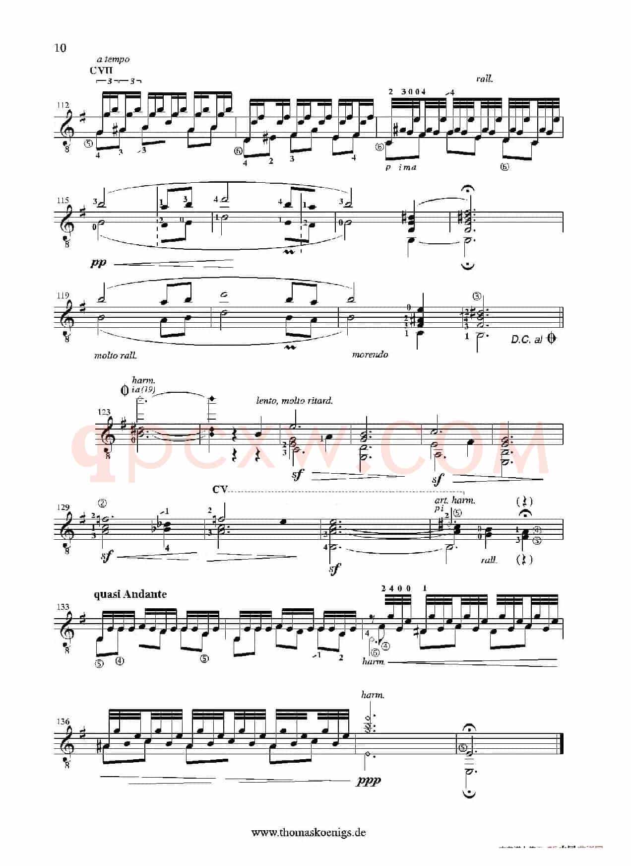 Asturias op.47 5（古典吉他）