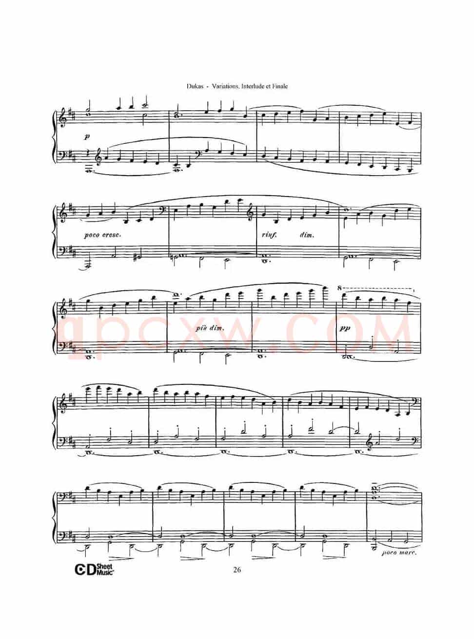 Variations, Interlude & Finale on theme de Rameau(拉摩主题变奏曲、间奏曲和终曲·第二部分)