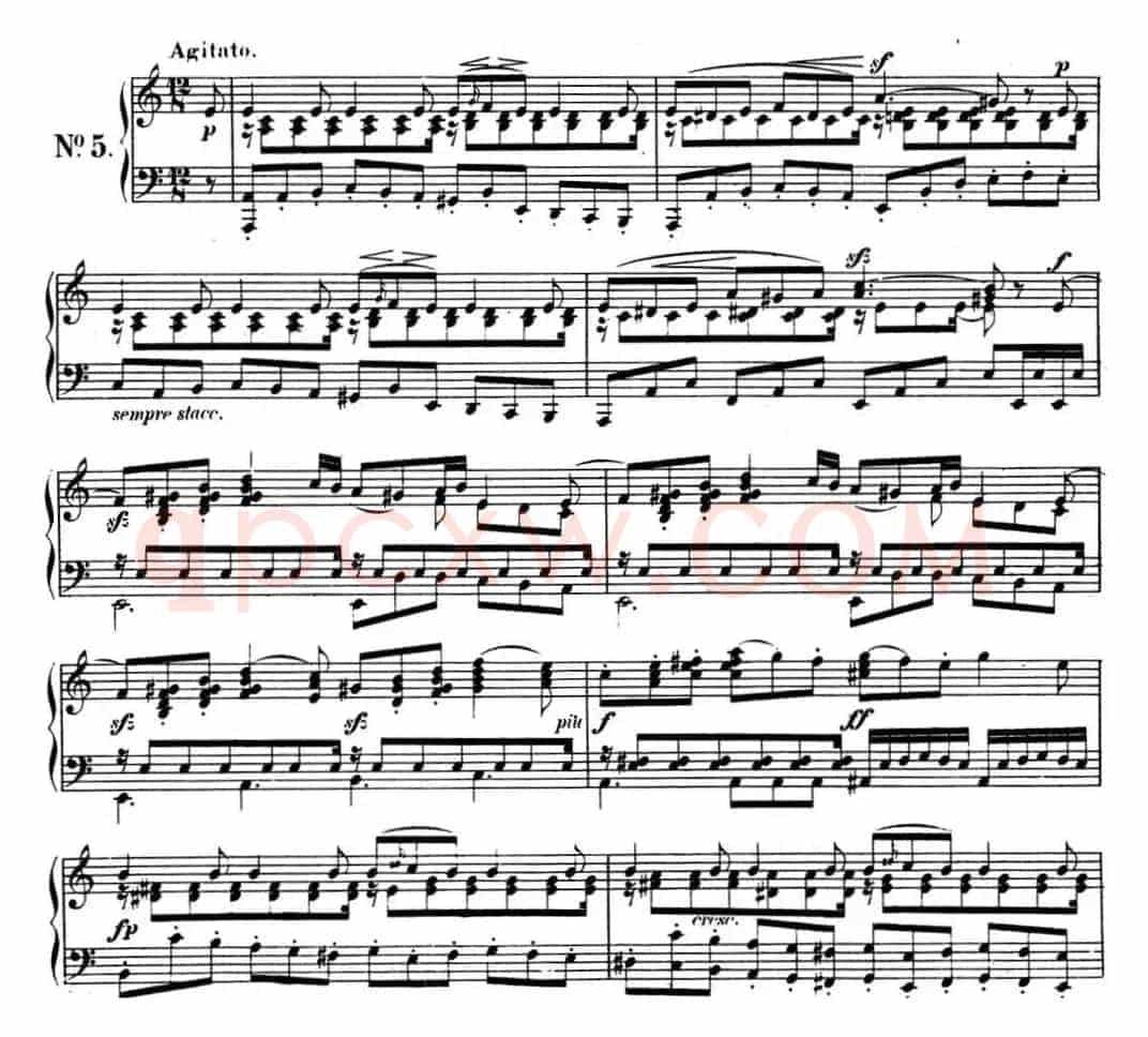 门德尔松无词歌Op.38（NO.5）
