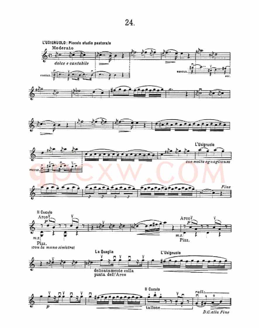 36 Studi Melodici E Facilissimi Op.48之21—30（36首容易旋律 作品.48）