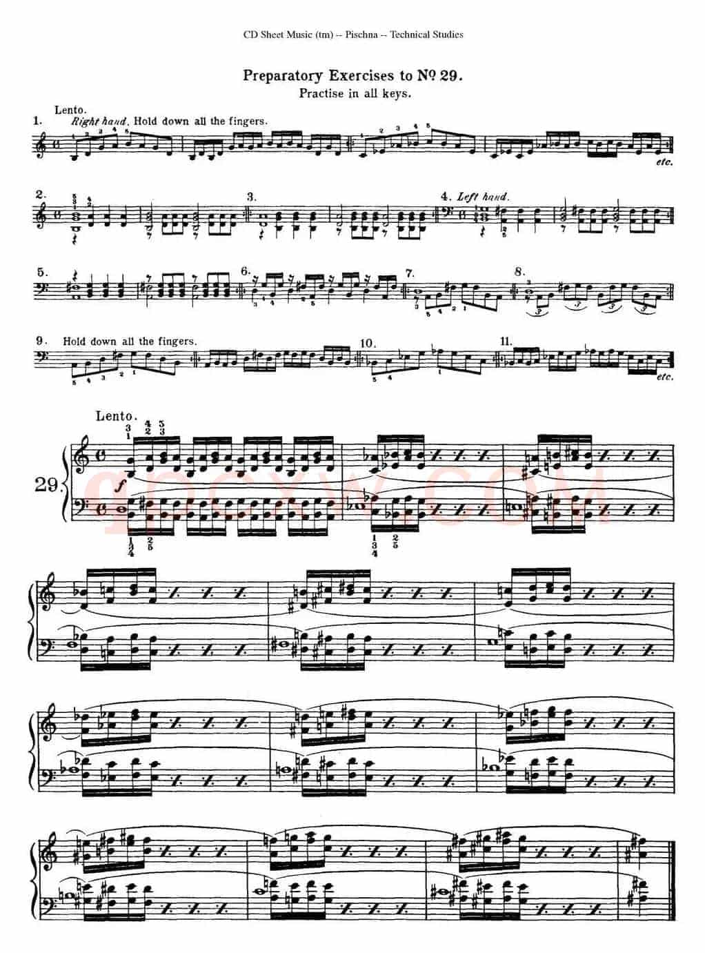 Technical Studies 60 Progressive Exercises (60首钢琴循序渐进练习曲 P41——50)