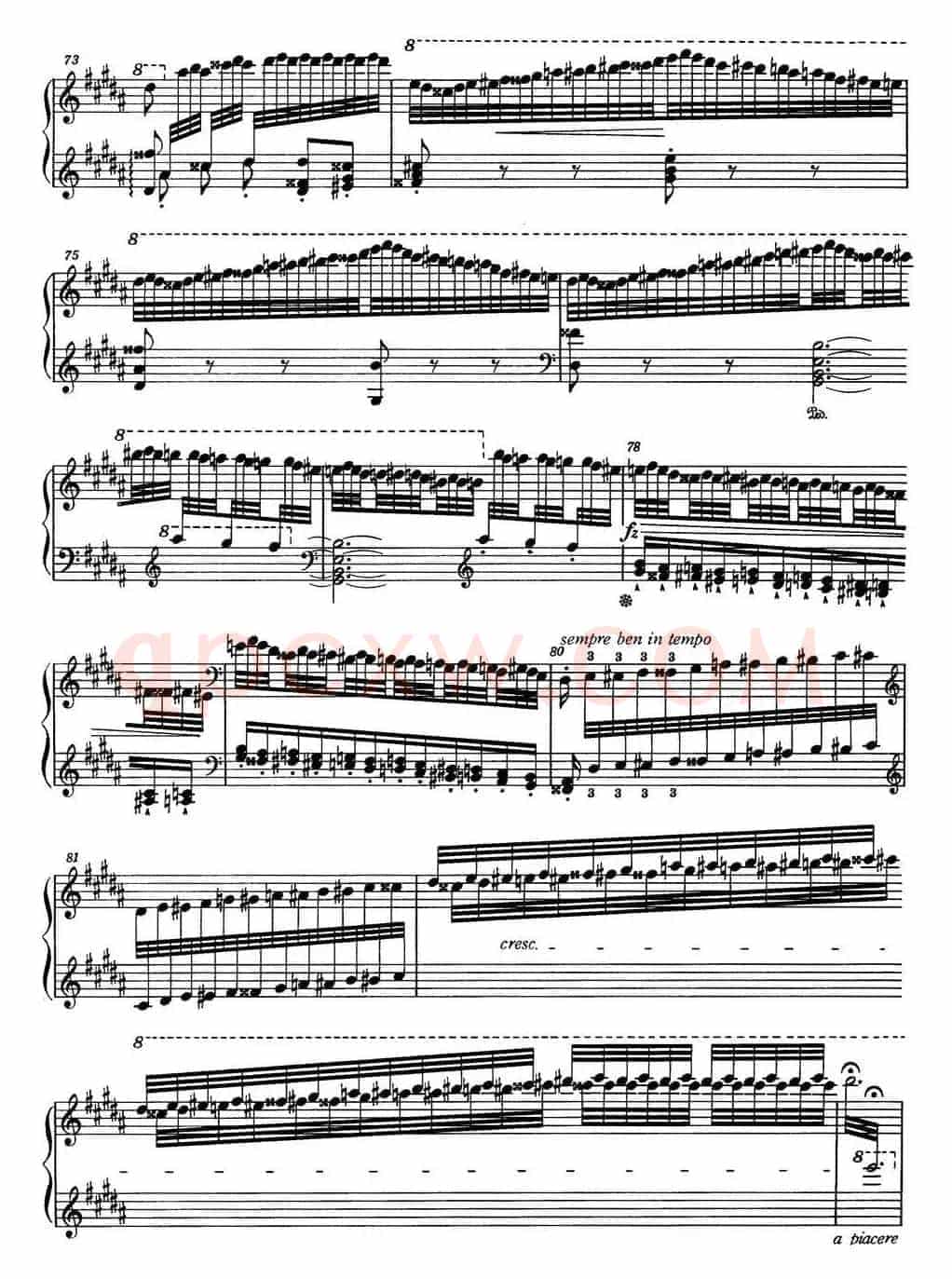 6首帕格尼尼大练习曲（La Campanella）