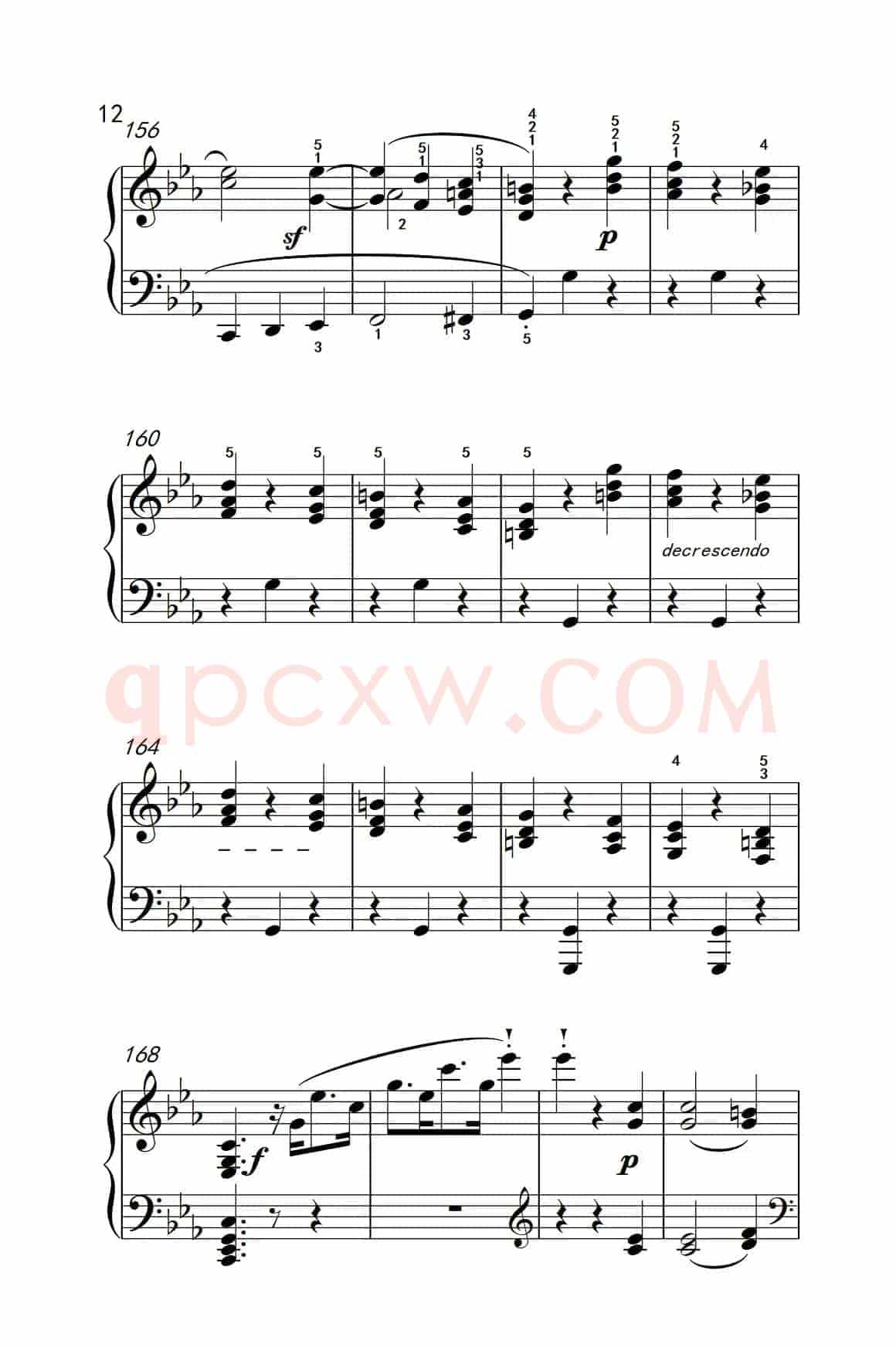 奏鸣曲 Opus 10 Nr.1 第一乐章（贝多芬奏鸣曲集 2）