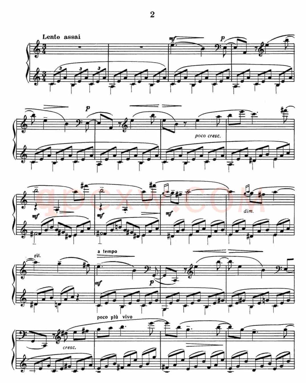 拉赫玛尼诺夫 音画练习曲10或11 Etudes tableaux Op.39 No.2