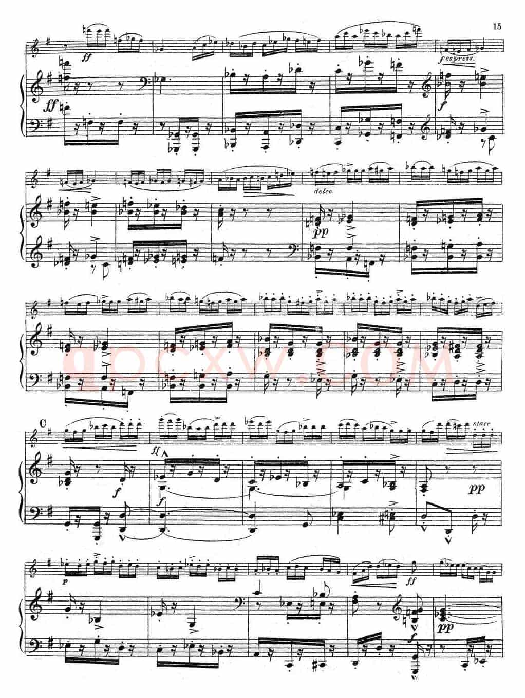 Symphonie Espagnole Op.21，No.2（西班牙交响曲）（小提琴+钢琴伴奏）