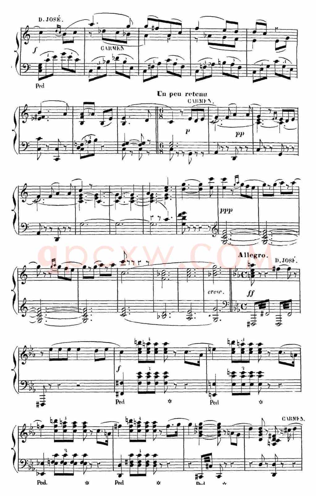 Carmen for Solo Piano（卡门全剧钢琴独奏版）（No.16）