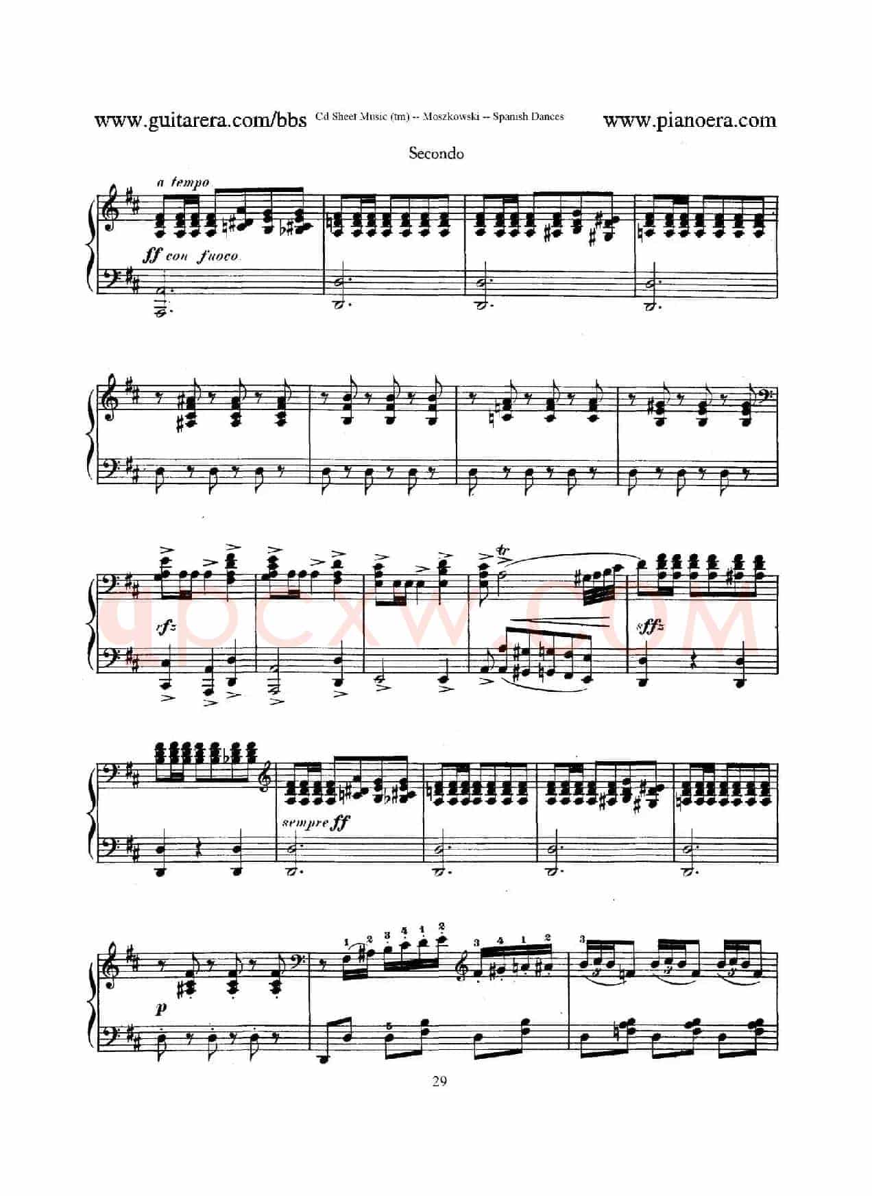 Spanish Dances Op.12(西班牙舞曲·四手联弹版)