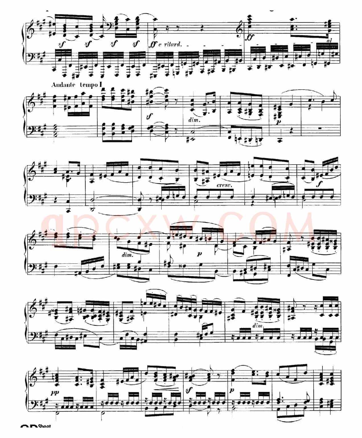 Fantasy in f-Sharp Minor Op.28(升f小调幻想曲)
