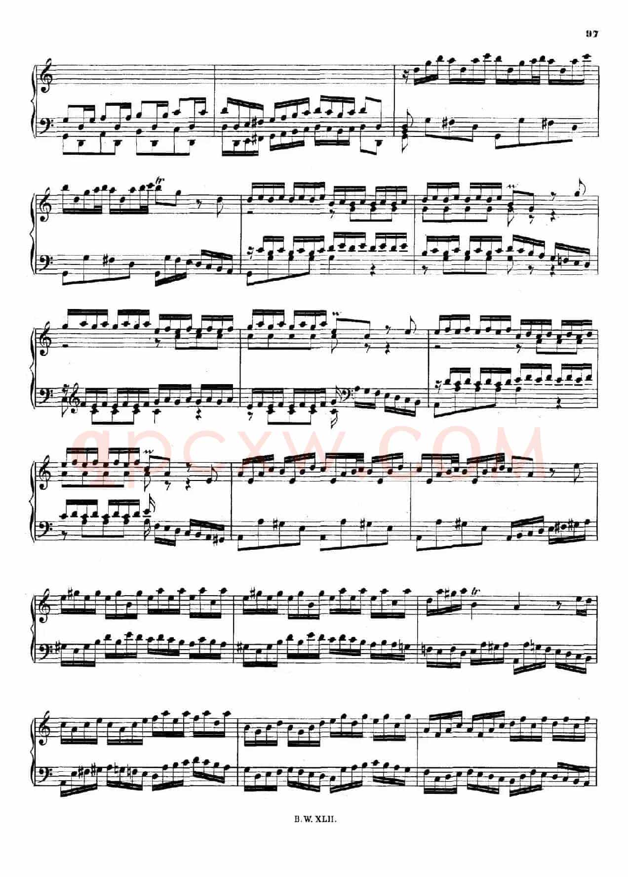 16 Concertos BWV 972-987(十六首为独奏古钢琴而作的协奏曲)(P31——40)