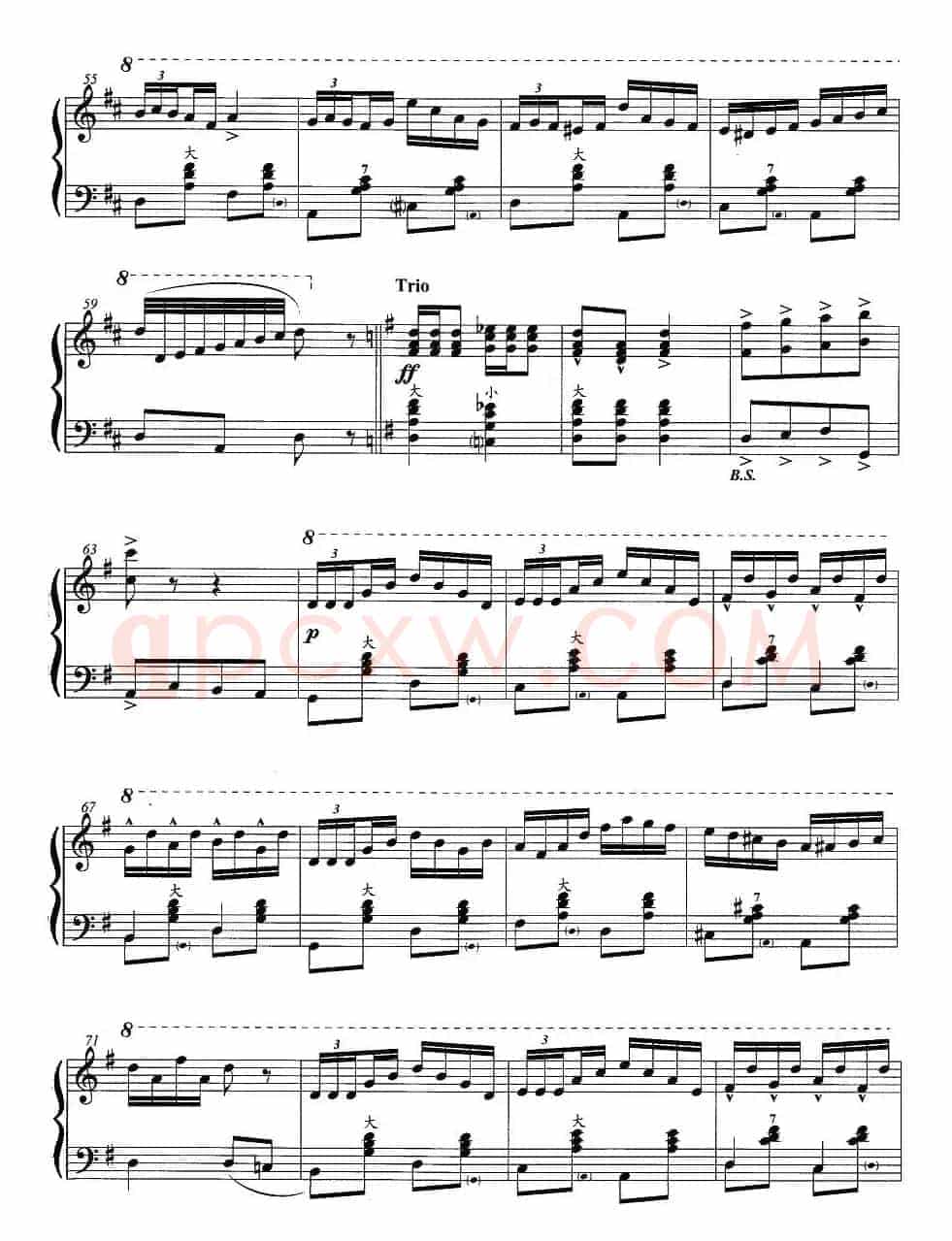 手风琴考级第六级：4、乐曲（幻想波尔卡舞曲）