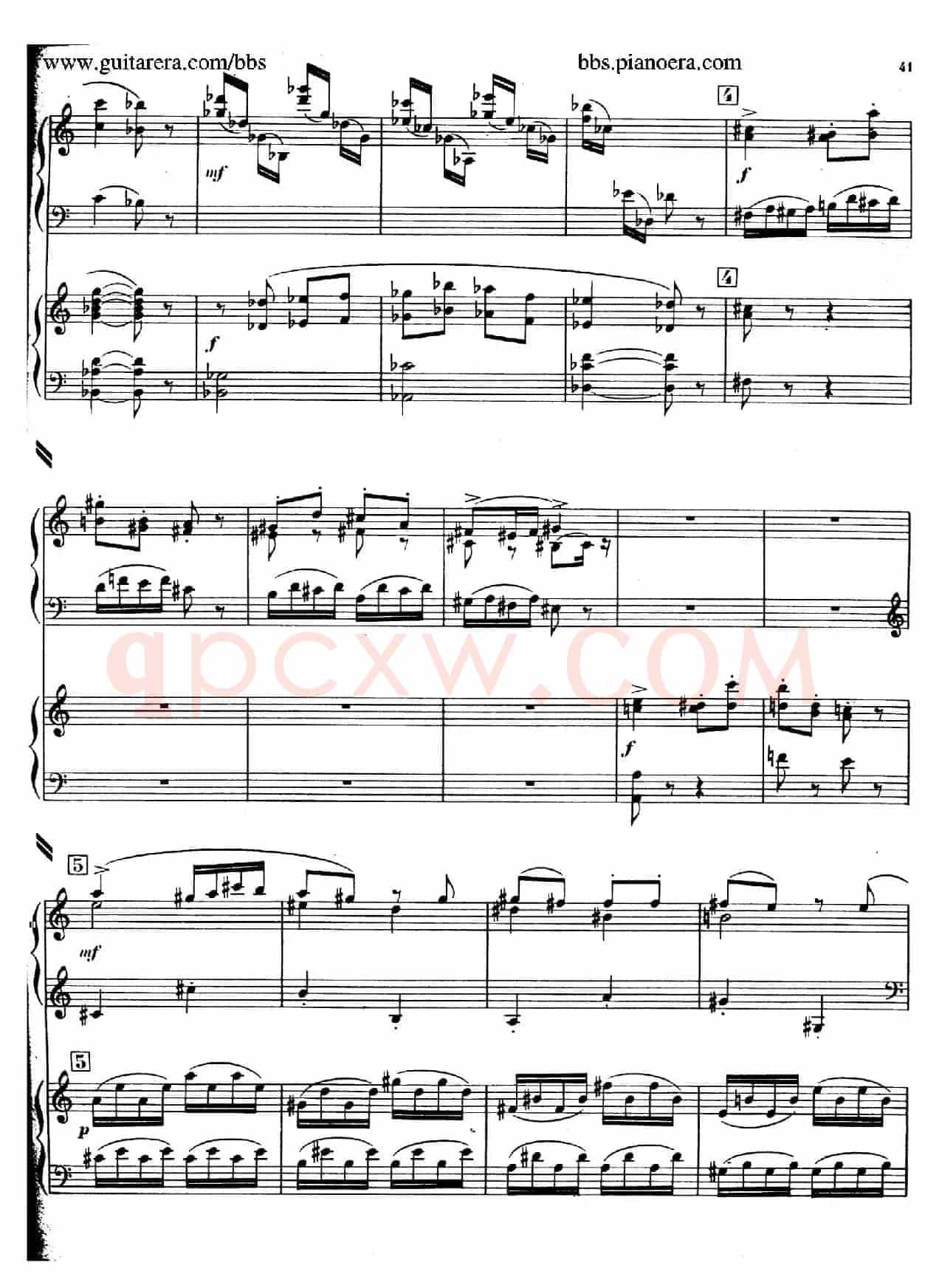 Piano Concerto in c-sharp Minor(升c小调钢琴协奏曲·第三乐章)