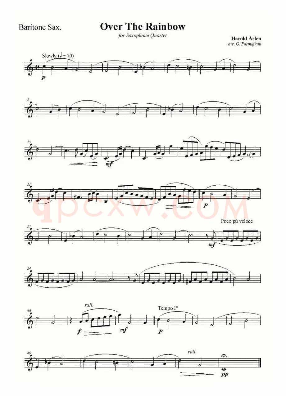 Over The Rainbow（四重奏）