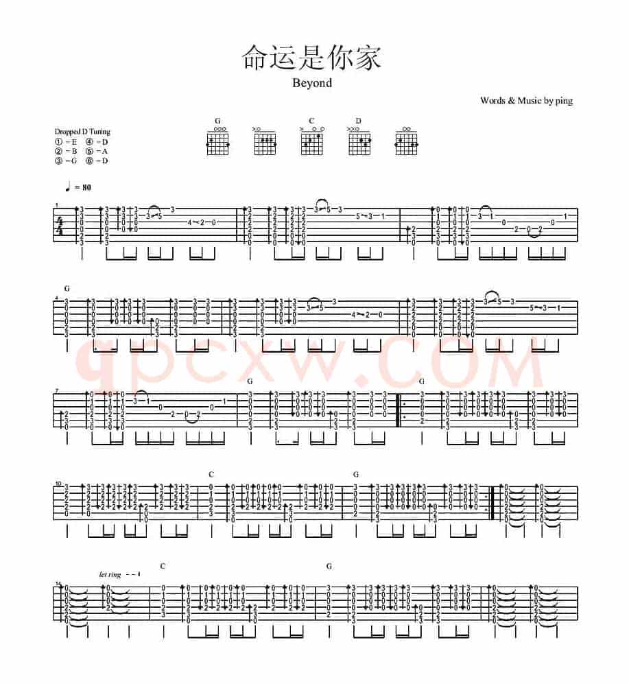 命运是你家（双吉它演奏版）