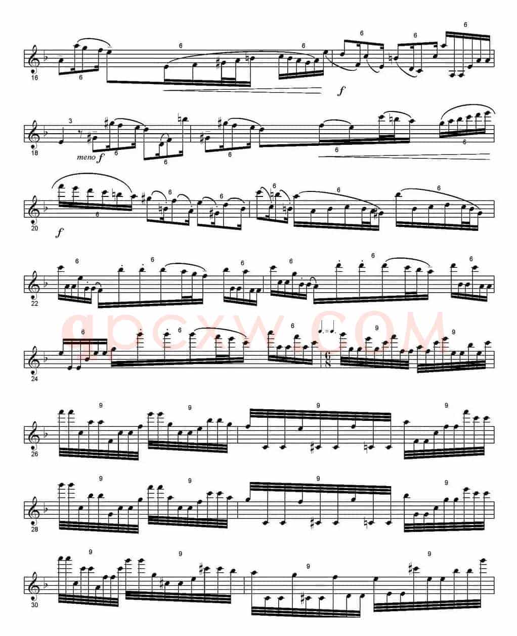 Sonata for Solo violin（小提琴奏鸣曲、IV）