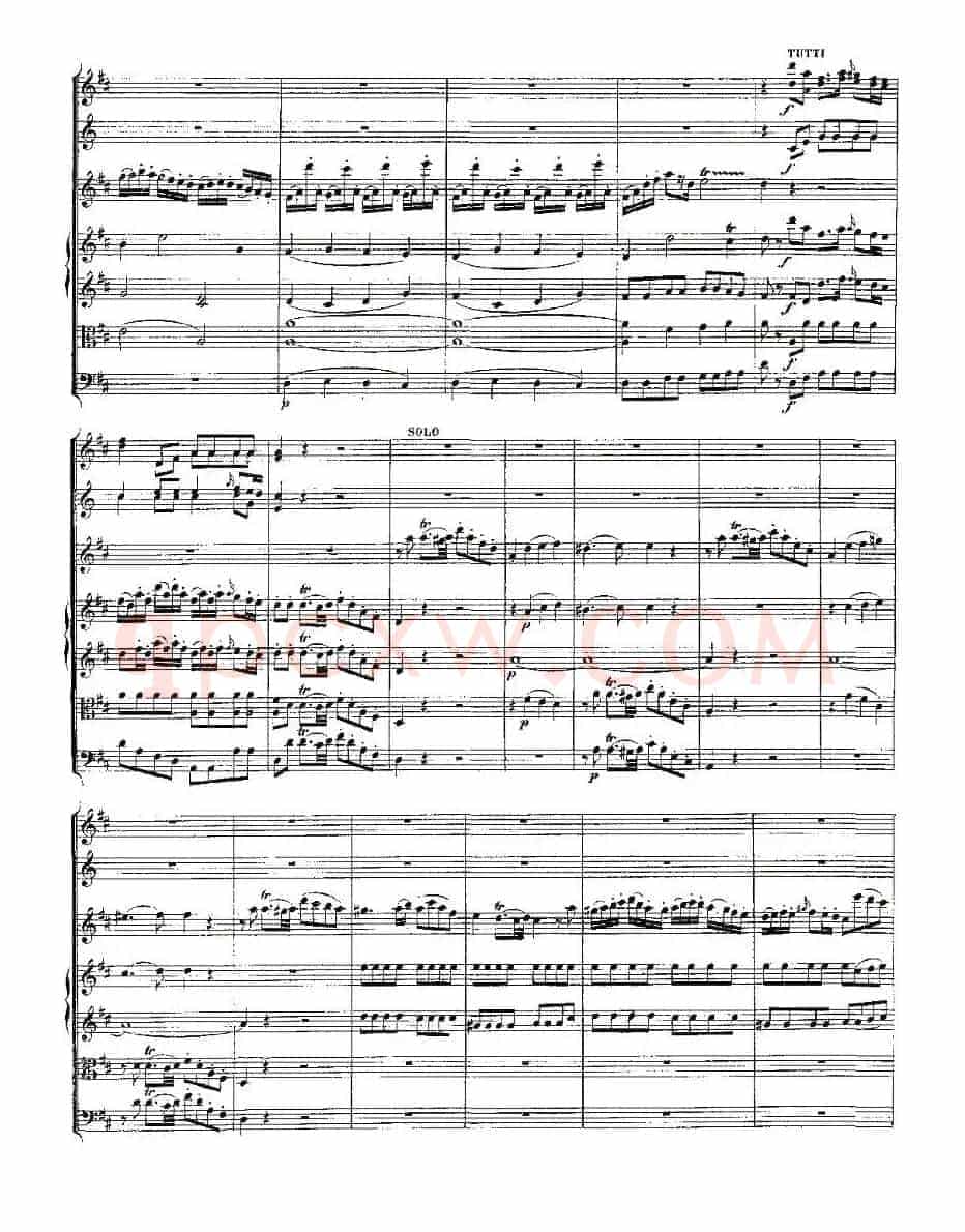 Concerto in D for Flute, K.314(D大调长笛协奏曲)