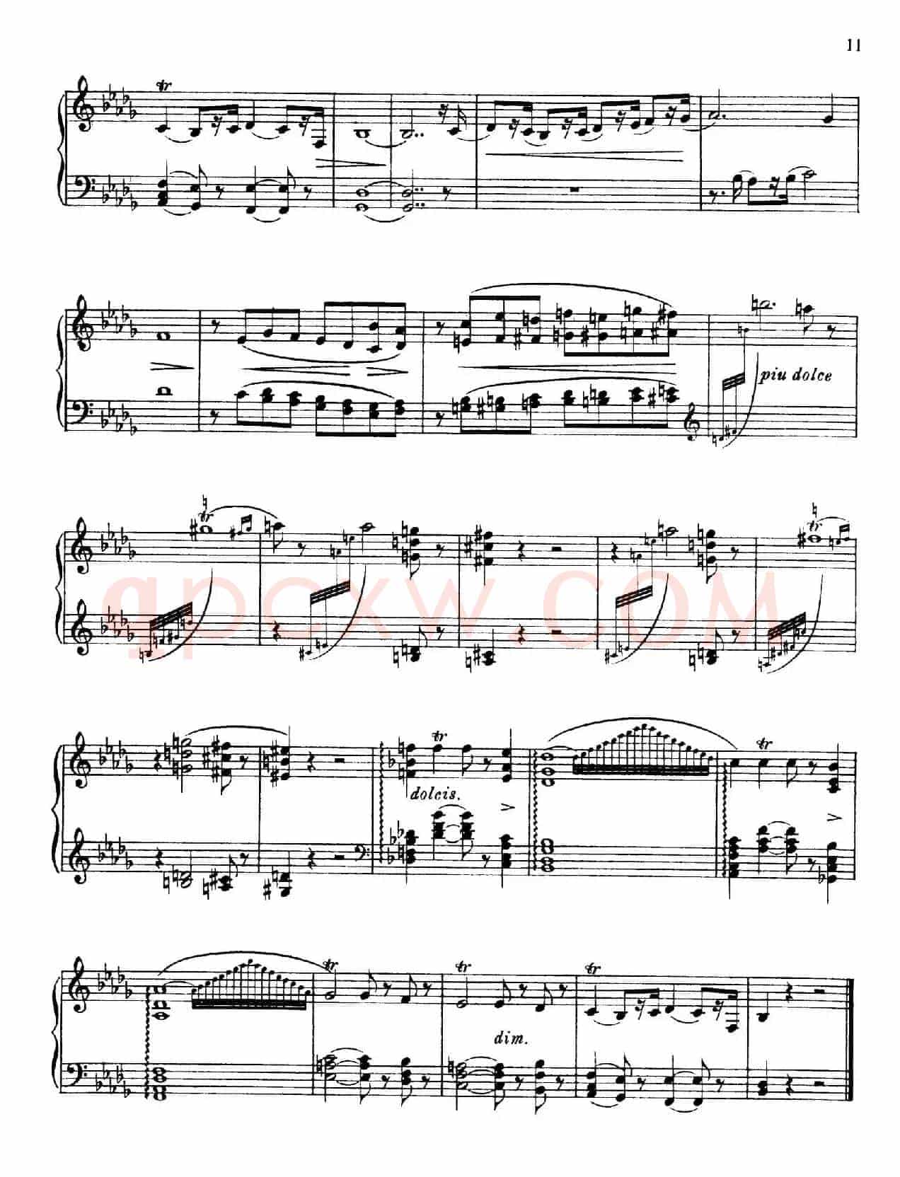 The Flowers（花之组曲）（Op.85.Nr.3-鸢尾）