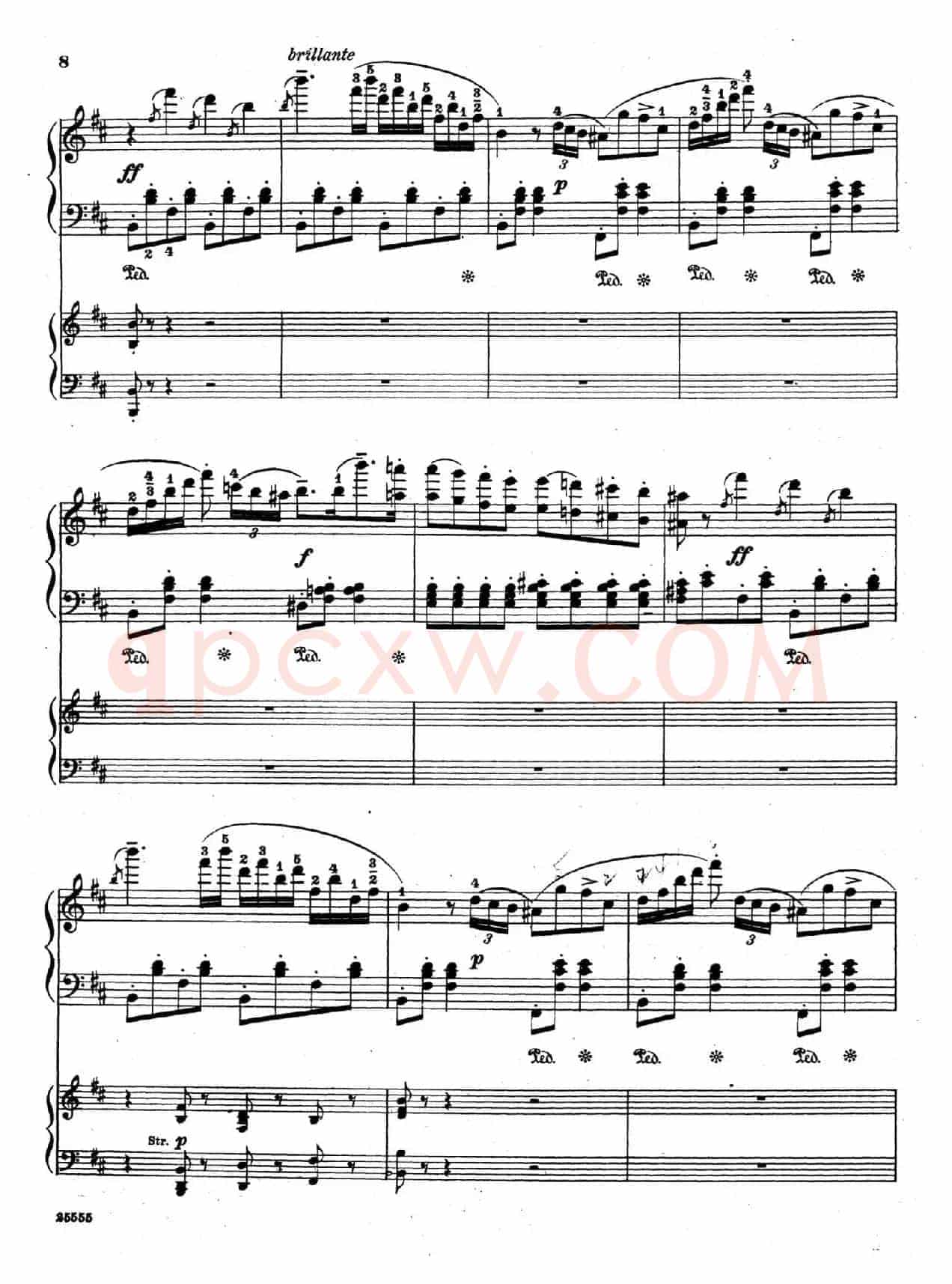 Capriccio Brillante in B Major Op.22(B大调华丽随想曲·双钢琴)