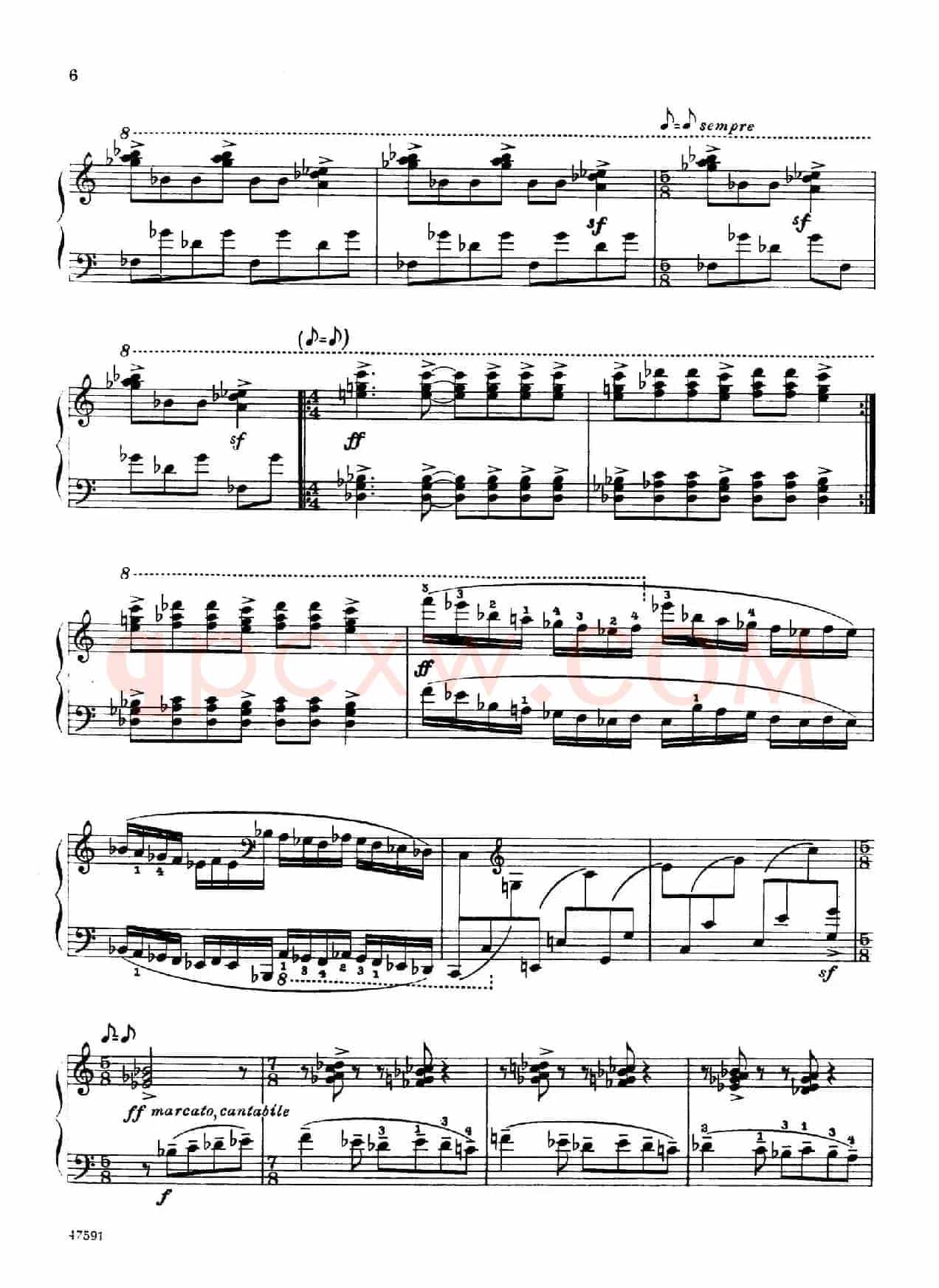 Piano Sonata in E-flat Major Op.95(降E大调钢琴奏鸣曲·Ⅰ)