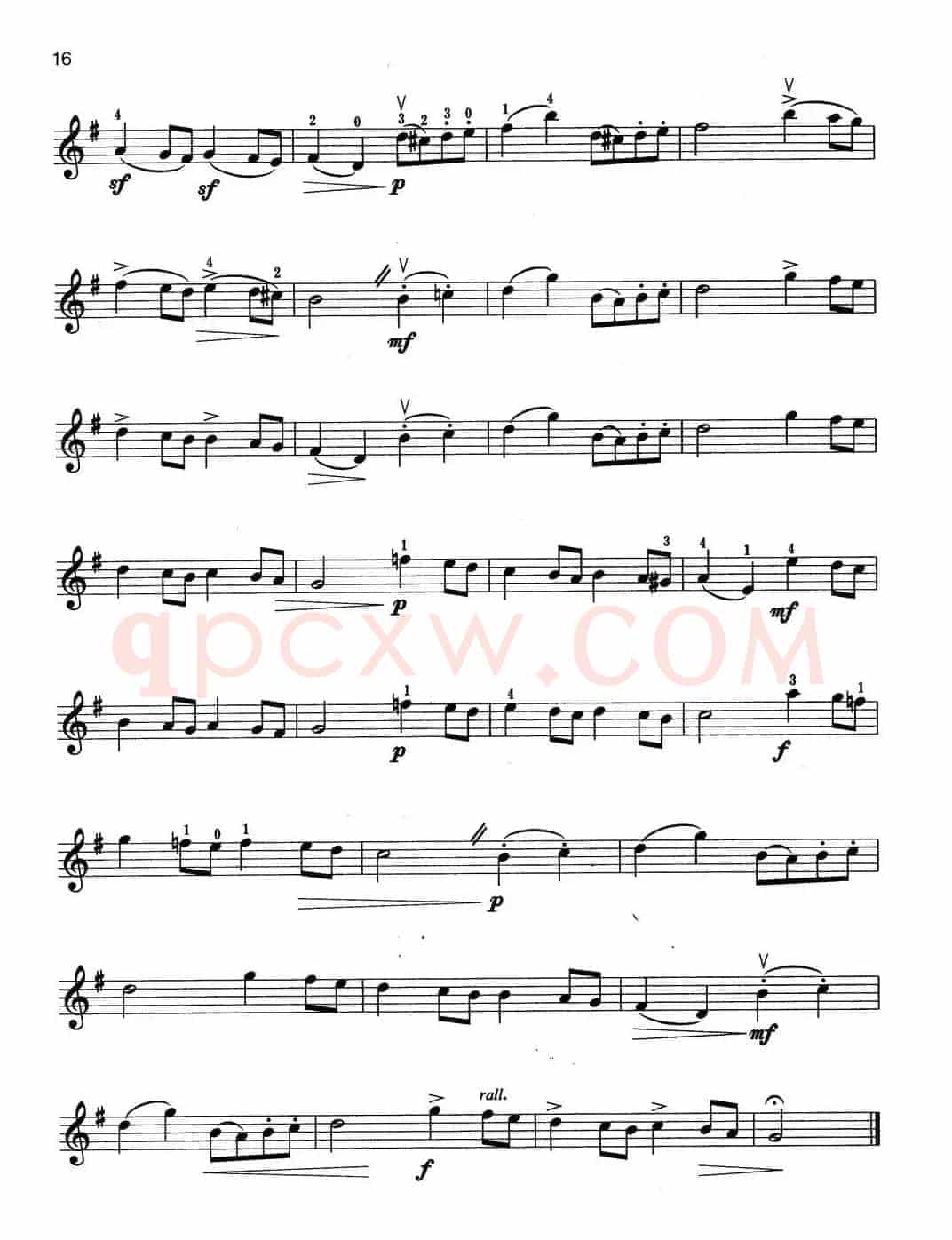 小提琴考级第二级：外国乐曲（4首）